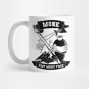 Monk Funny Design for Gamers, Roleplayers, Tabletop, RPGs Mug